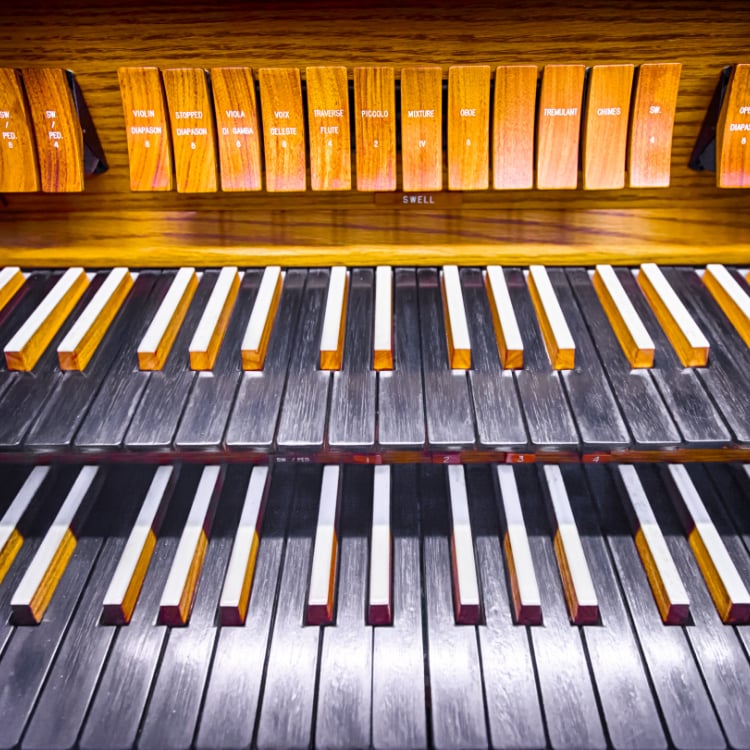 Organ keyboards
